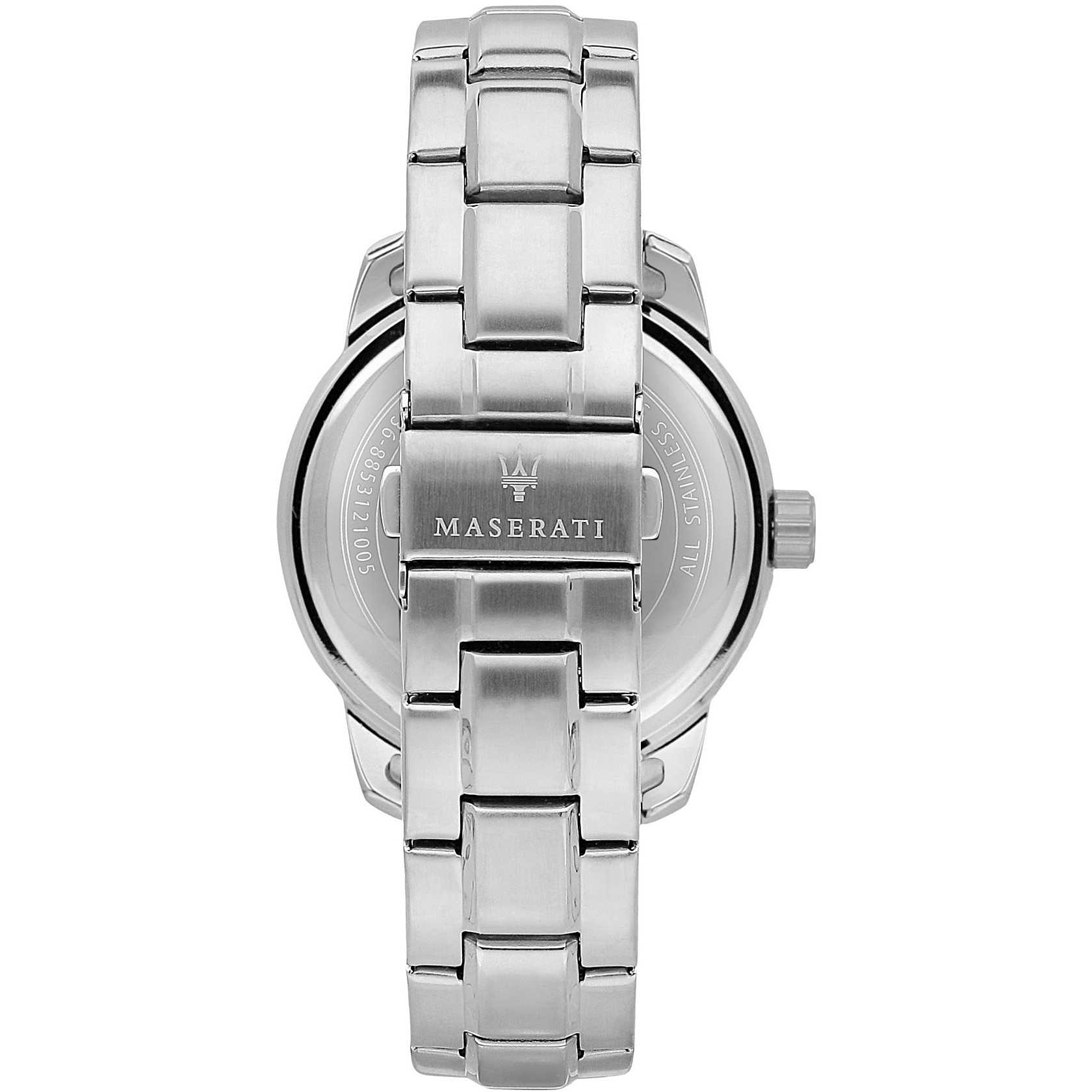 Orologio Uomo Acciaio Maserati Quarzo Cronografo E Bracciale R8851121016
