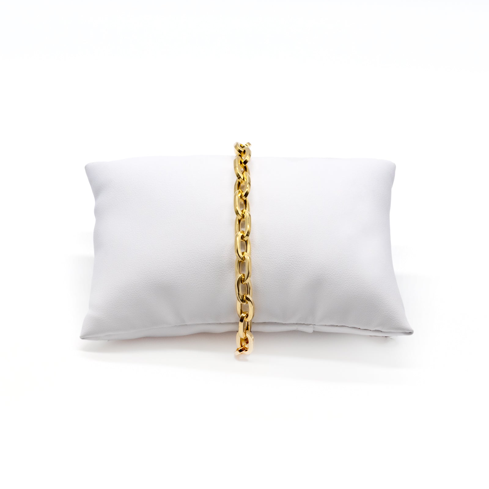 Bracciale Donna Re Mida Argento 925 Dorato A Catena B002