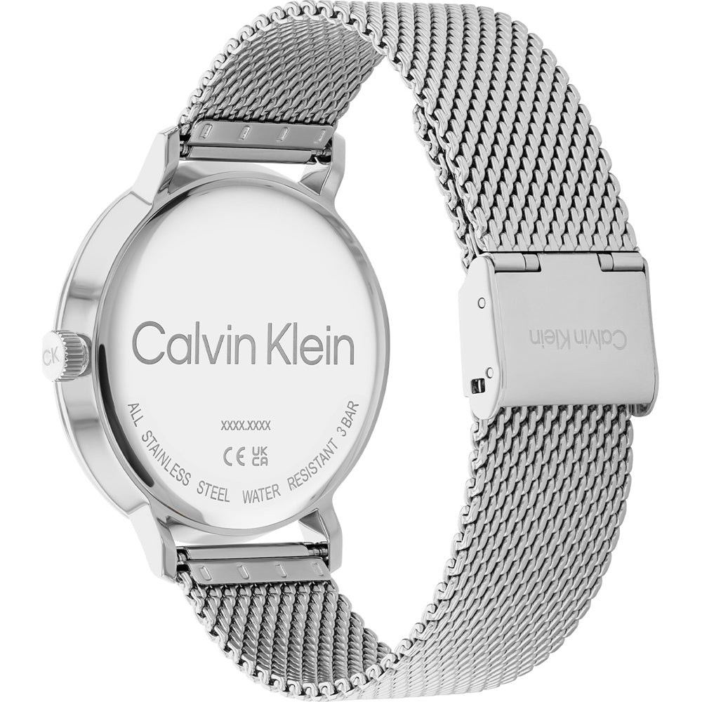 Orologio Uomo Calvin Klein Quarzo Maglia Milano Acciaio Blu CK25200045