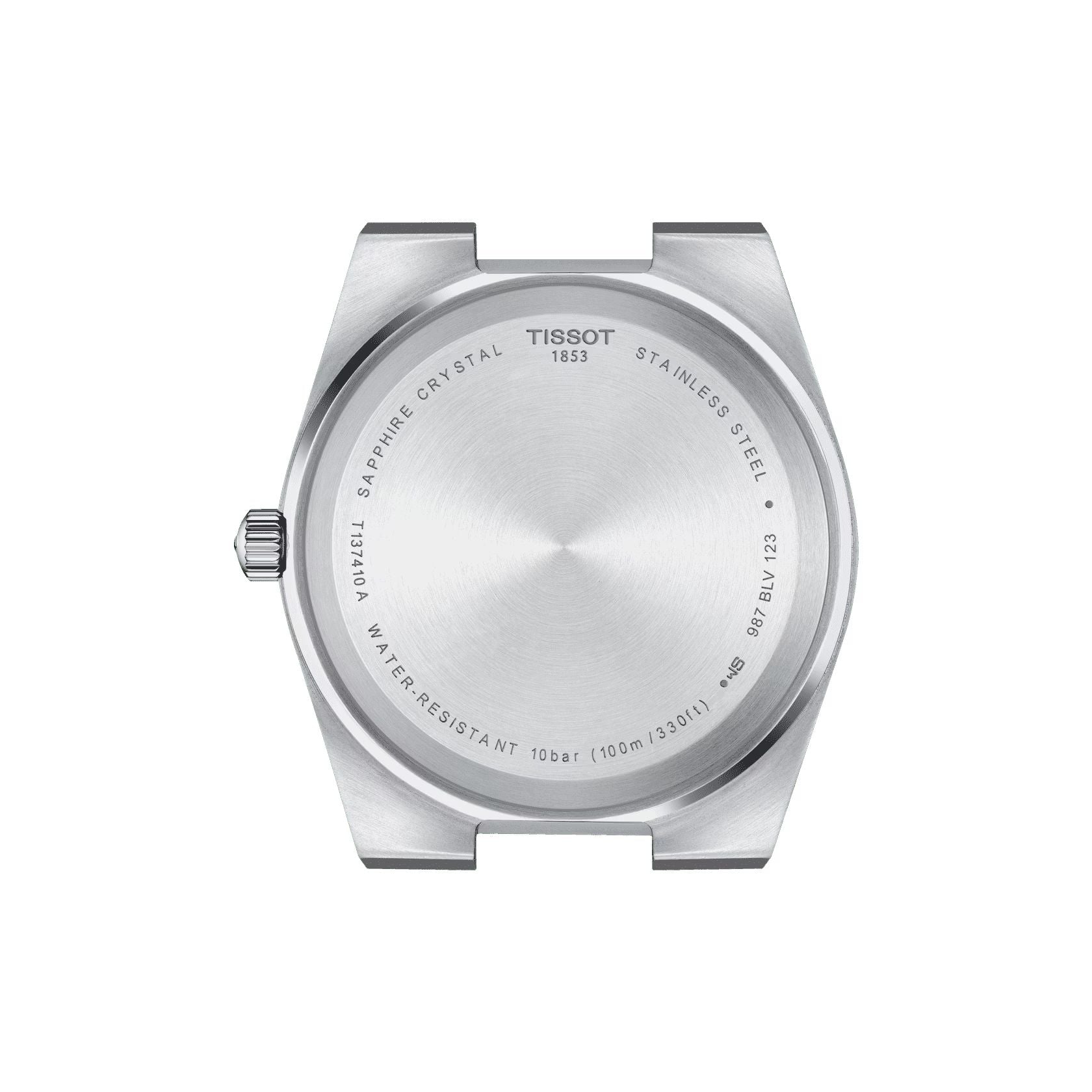 Orologio Uomo Tissot PRX Quarzo Solo Tempo Acciaio Gomma Data Blu T1374101704100