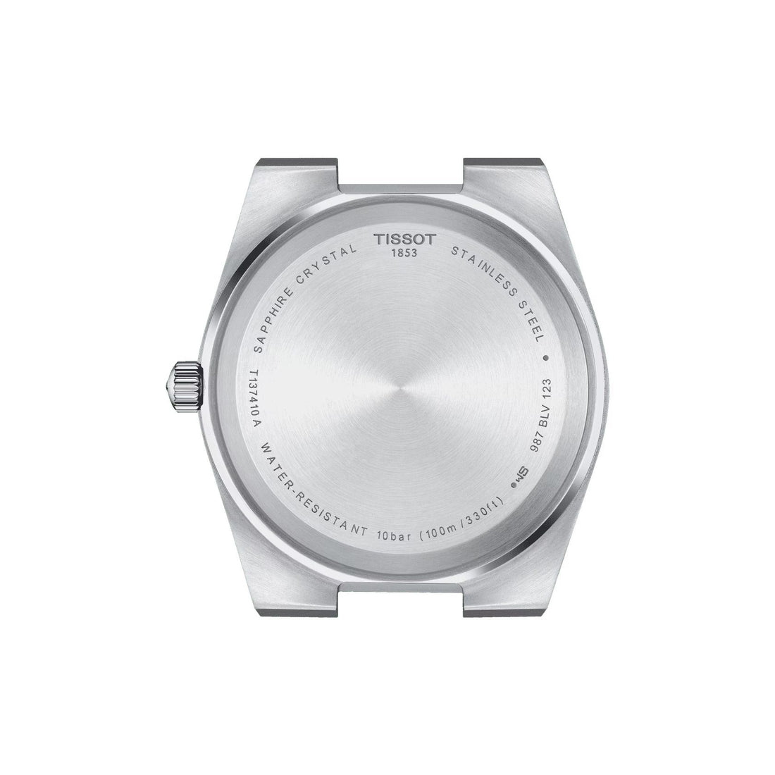 Orologio Uomo Tissot PRX Quarzo Solo Tempo Acciaio Gomma Data Blu T1374101704100