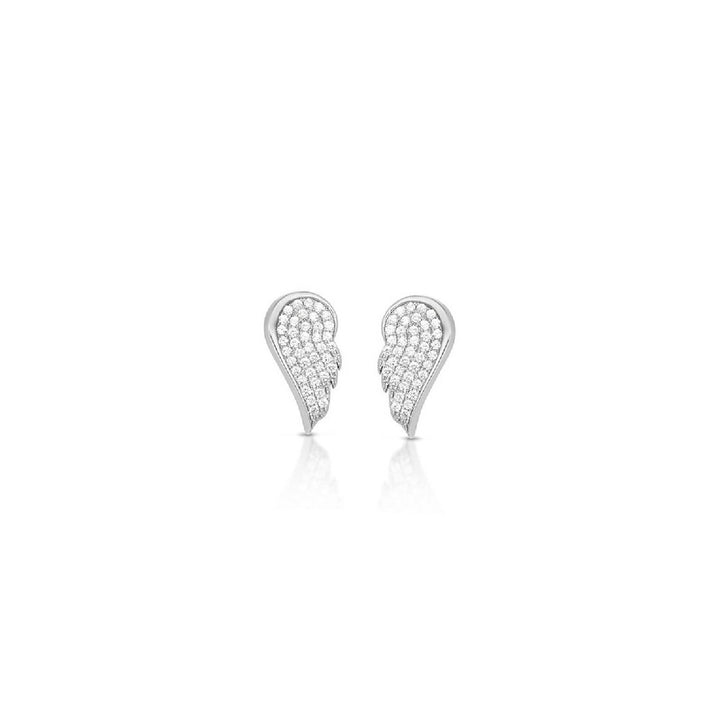 Orecchini Donna Argento 925 Roberto Giannotti Ala Zirconi Bianco Angelo GIA314