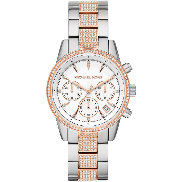 Orologio Donna Michael Kors Acciaio Cronografo Ritz Collection MK6651