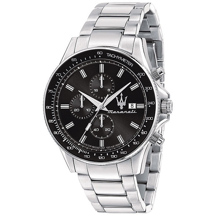 Orologio Uomo Maserati Acciaio Cronografo Nero Data R8873640015