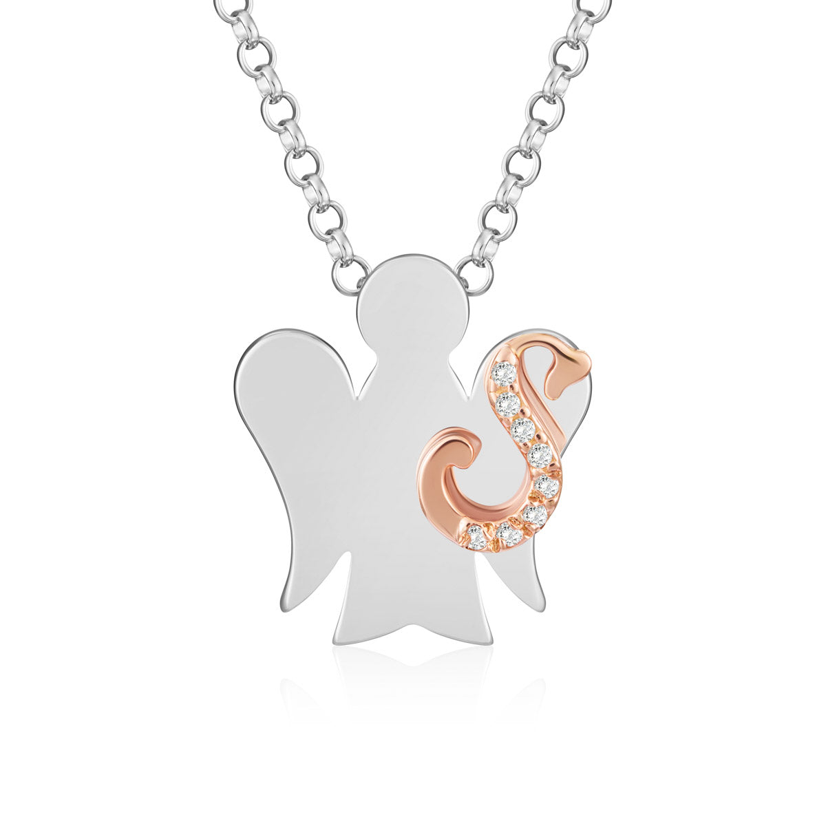 Collana Donna Iniziale S Roberto Giannotti Alfabeto degli Angeli GIA500S