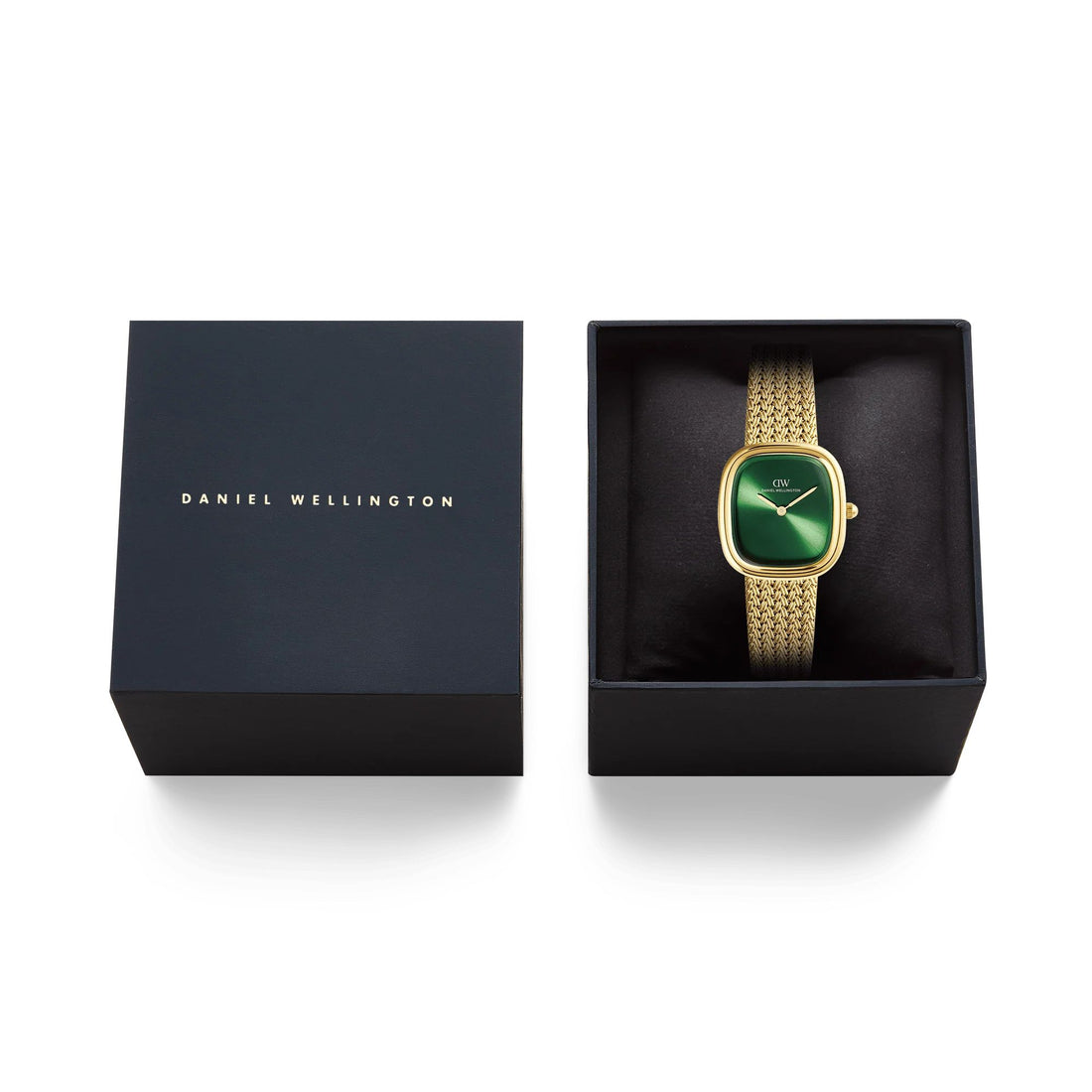 Orologio Donna Daniel Wellington Acciaio Dorato Verde Margot Braided DW00100967
