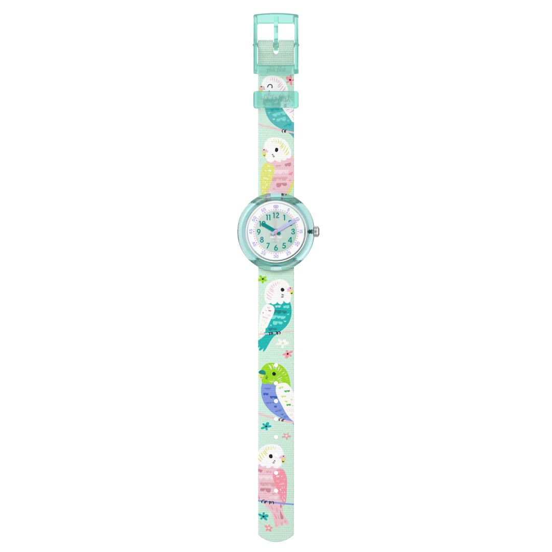 Orologio Bambino Swatch Flik Flak HAPPY BUDGIES Arcobaleno ZFPNP160