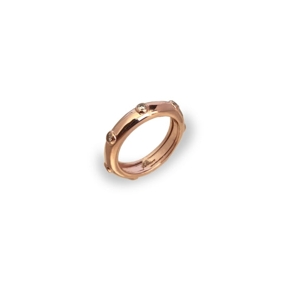 Anello Donna Labrioro Argento 925 Easy Chic Zirconi Misura M 1030/R