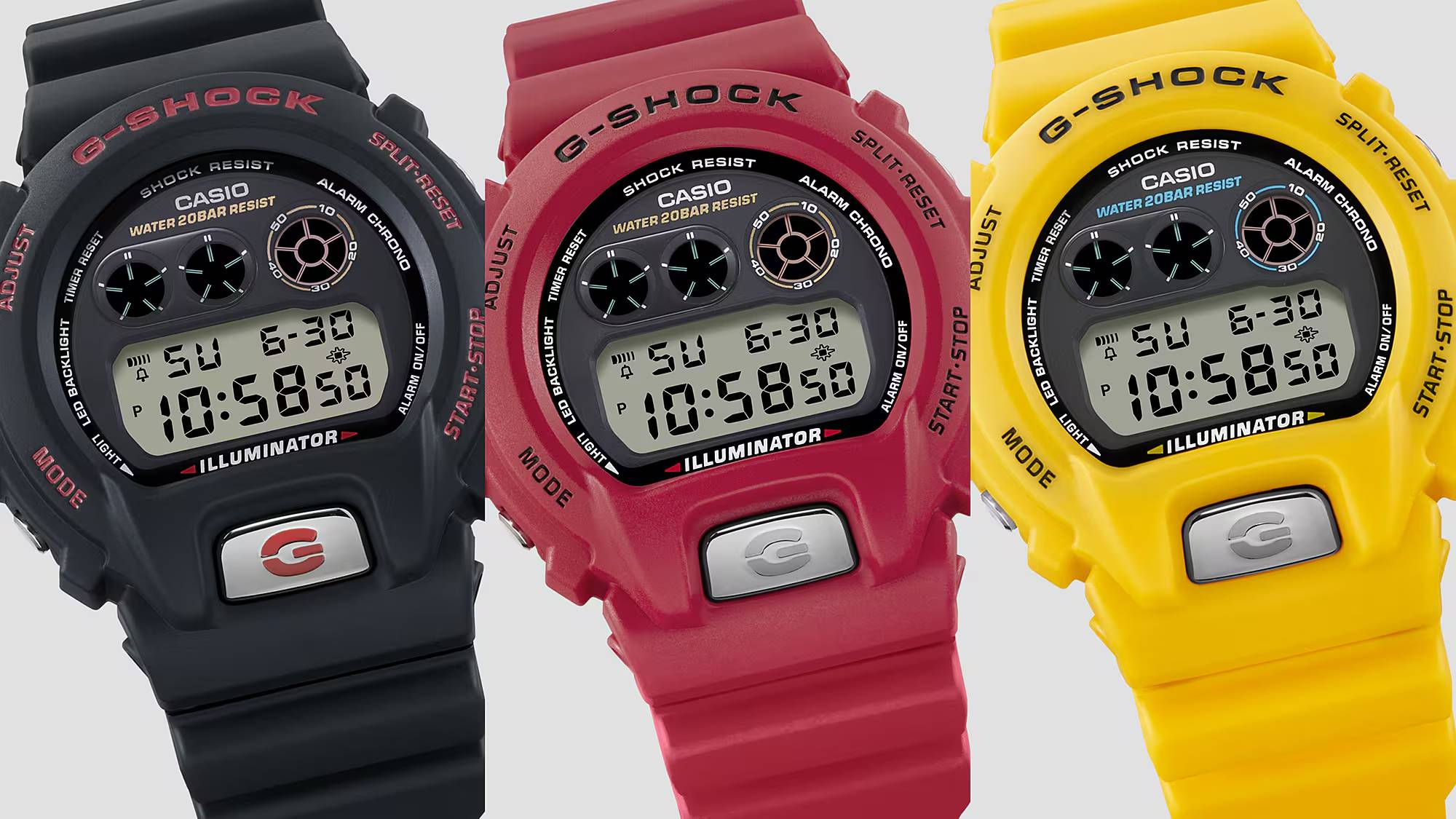 Orologio Uomo Casio G-SHOCK Quarzo Rosso Digitale DW-6900TR-4ER