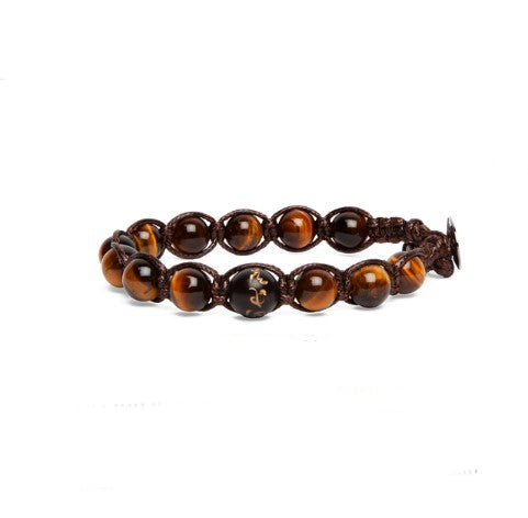 Bracciale Unisex Tamashii Pietra Occhio Di Tigre Elemento Terra BHS906-214