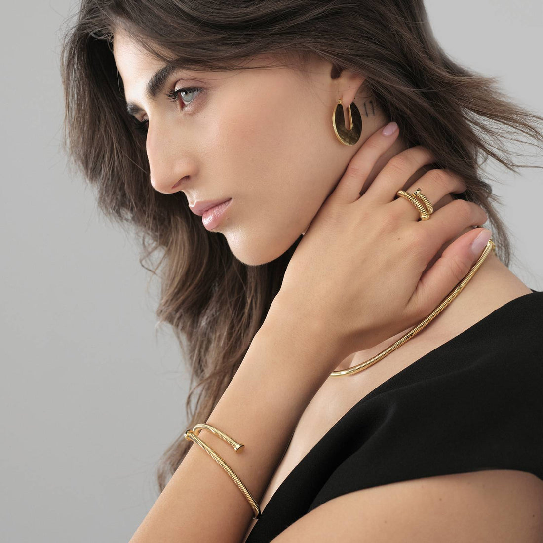 Anello Donna Unoaerre  Bronzo Dorato 566137