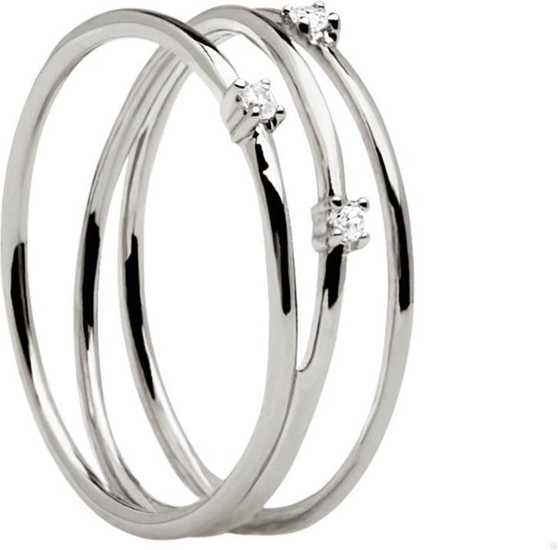 Anello Donna PDP Argento 925 Zirconi Bianchi AN02-120-12