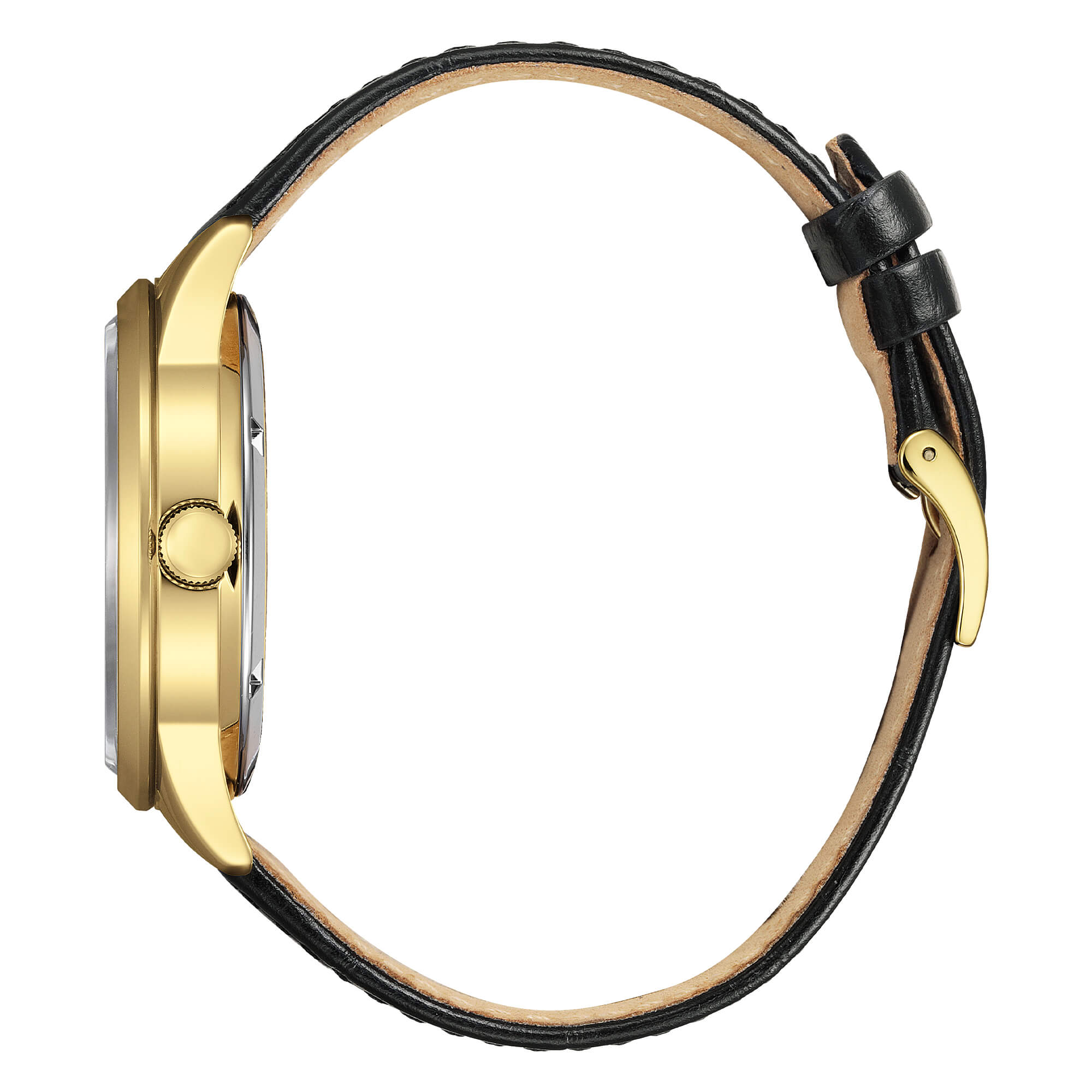 Orologio Uomo Citizen Automatico Dorato Acciaio Doppia Data NY4059-09A