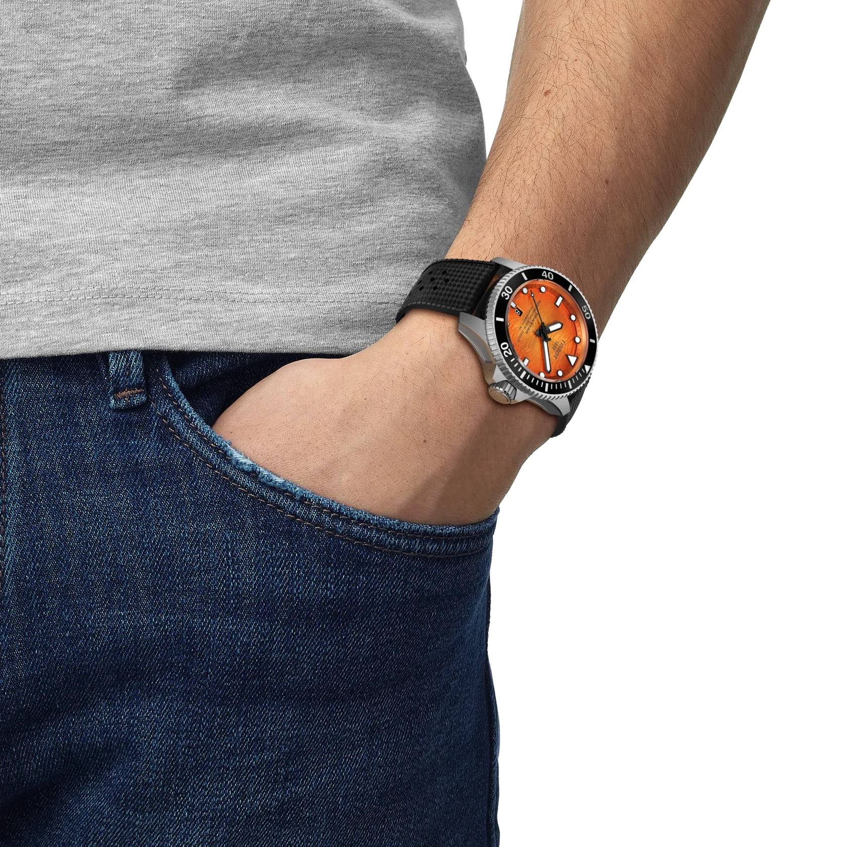 Orologio Uomo Tissot Automatico Seastar 2000 Professional Powermatic T1209071728100