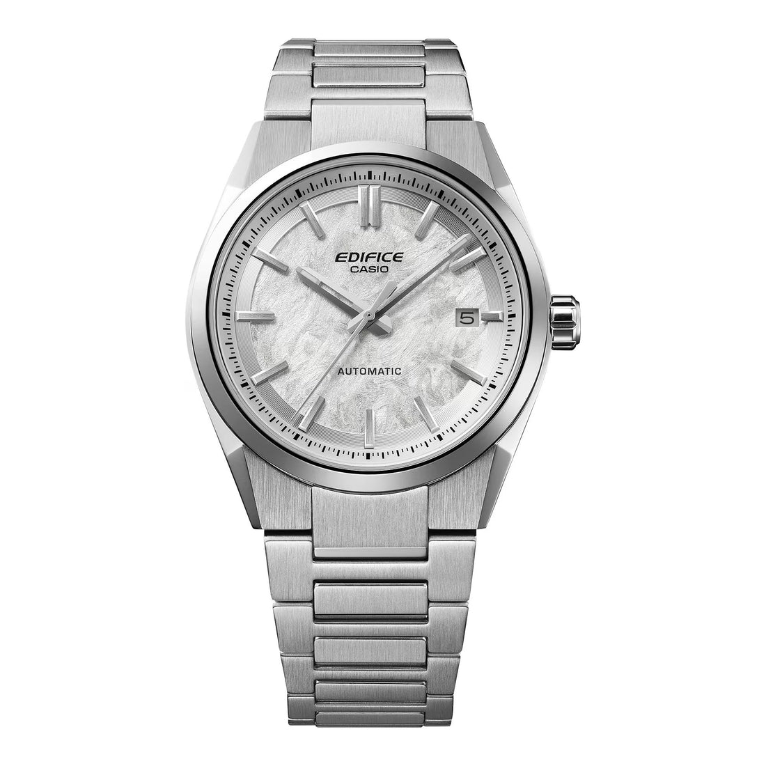 Orologio Uomo Casio Edifice Acciaio Bianco Automatico EFK-110D-7AER