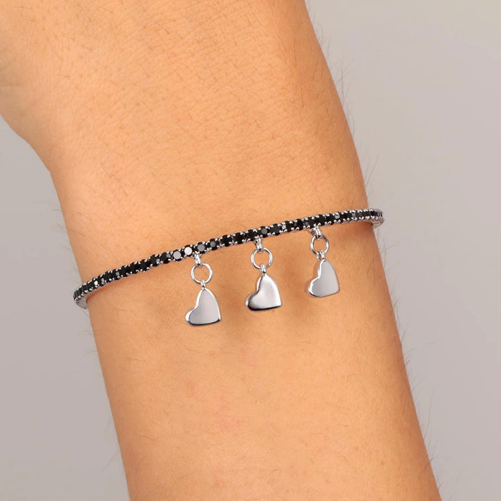 Bracciale Donna La Petite Story Ottone Con Zirconi Neri Story Love LPS05AQJ13