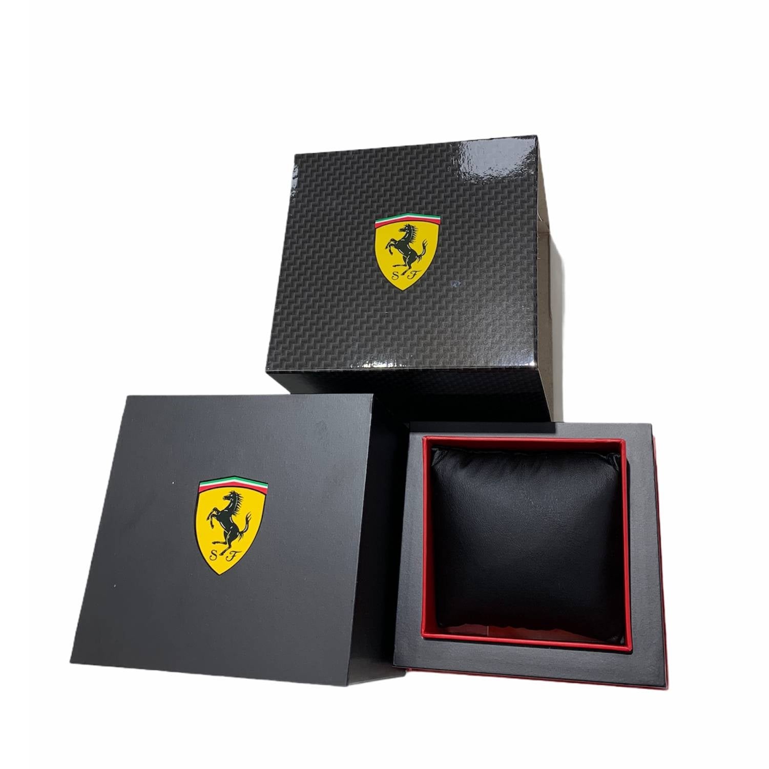 Orologio Uomo Ferrari Bambino Pitlane Quarzo Solo Tempo Nero Rosso FER0840019