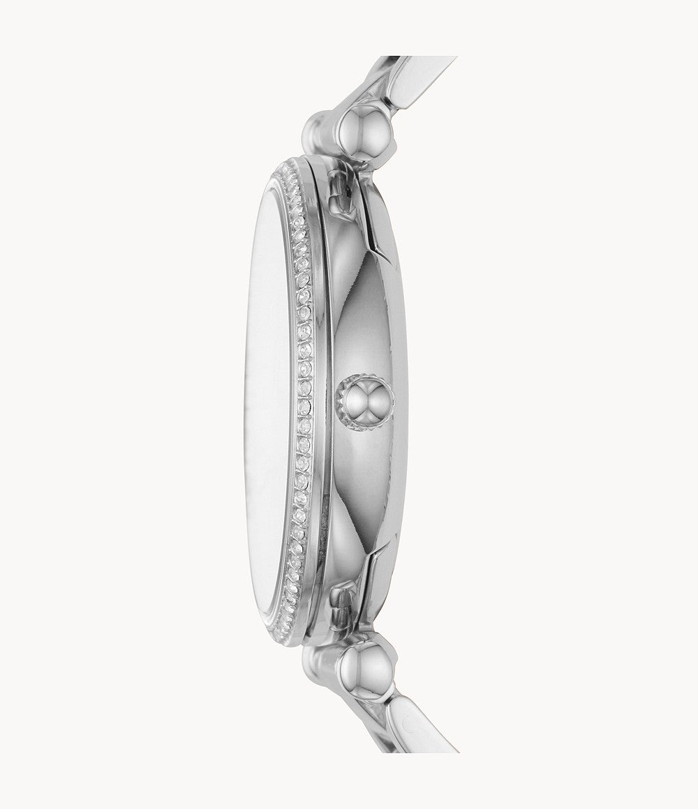 Orologio Donna Fossil Carlie Solo Tempo Con Ghiera Zirconata ES4341