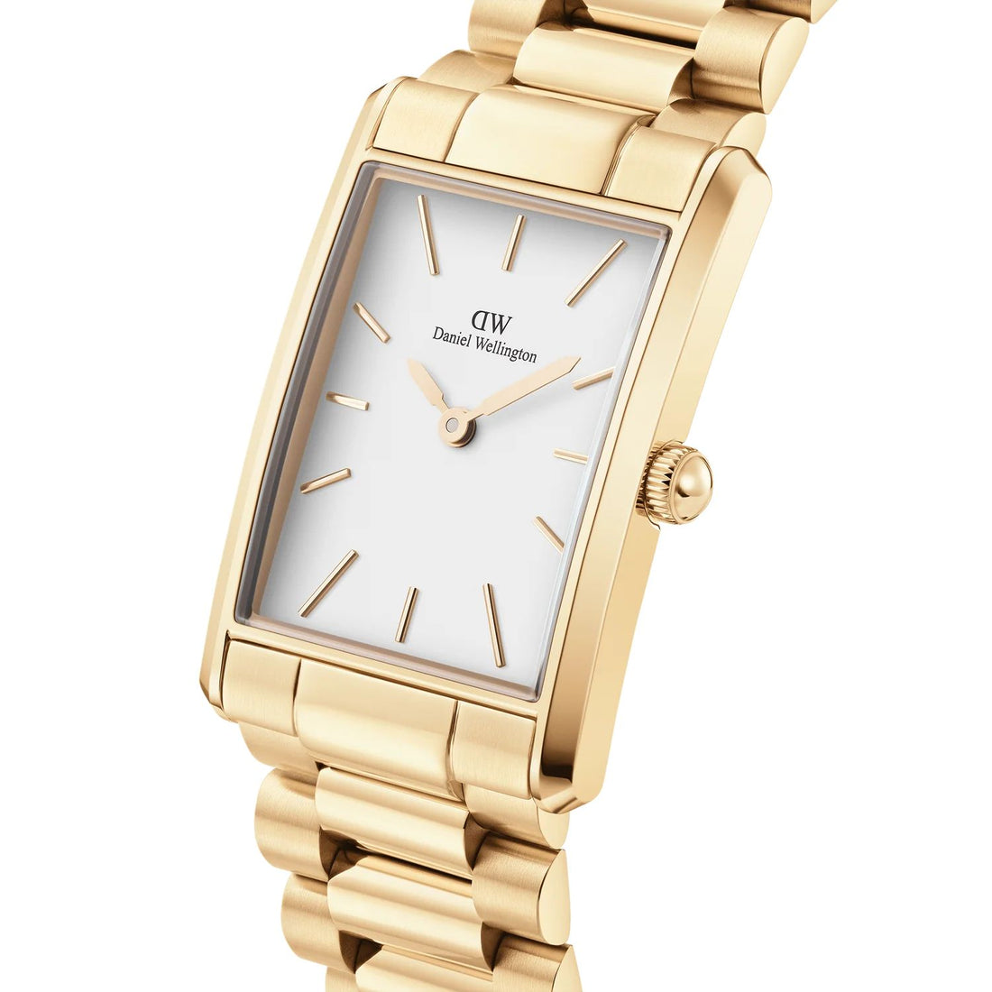 Orologio Unisex Daniel Wellington Acciaio Dorato Bound 3-Link 35x24 mm DW00100703