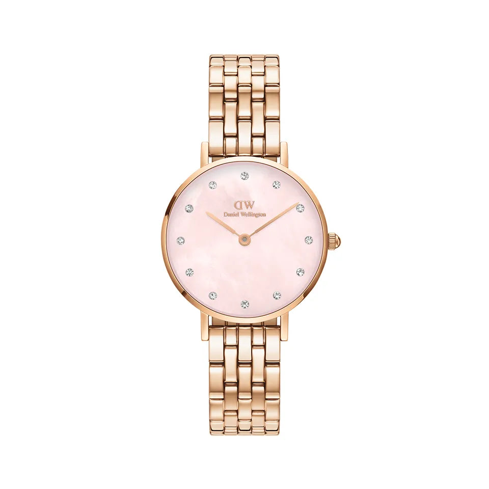 Orologio Donna Daniel Wellington Acciaio Rosè Madreperla Rosa Zirconi DW00100617