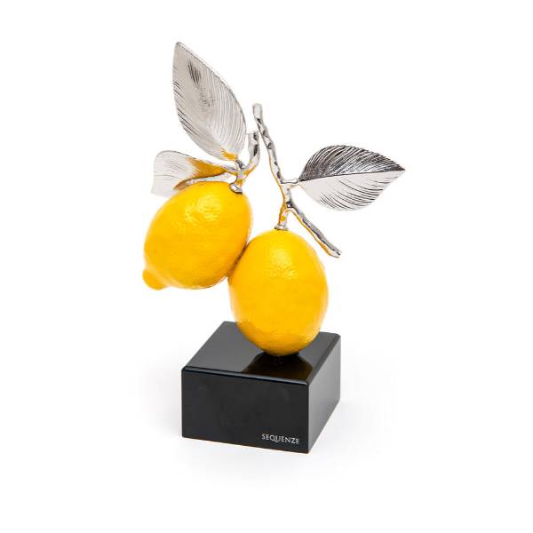 Limoni Sequenze Portafortuna Giallo Argento 19cm LM0421/1