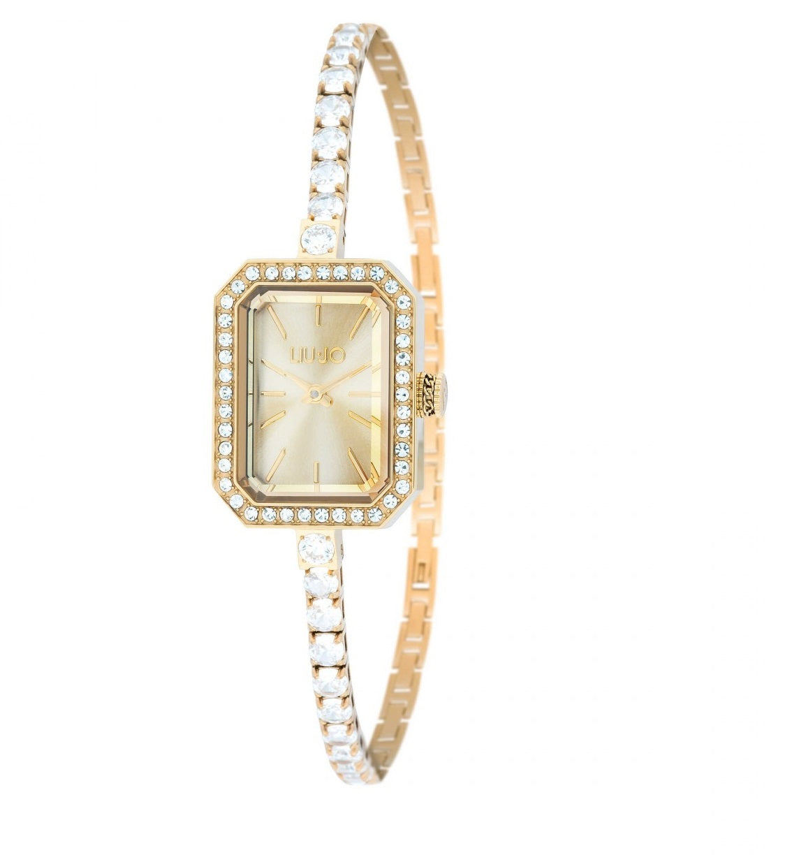 Orologio Donna Liu Jo Acciaio Tennis Zirconi Bianchi Quarzo TLJ2328