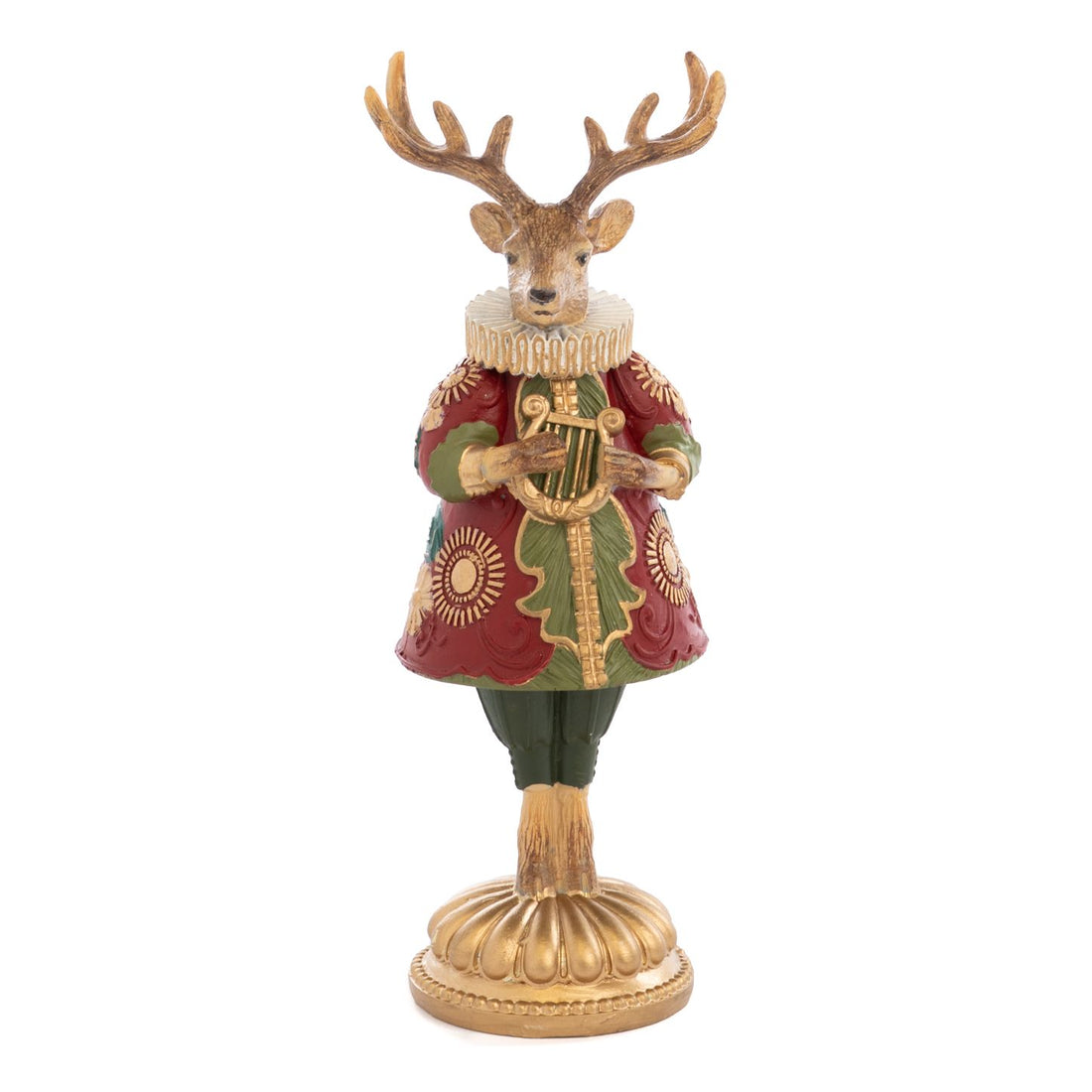 Renna Natalizia Goodwill Artigianale Pupazzo Scultura Altezza 21 cm D44027