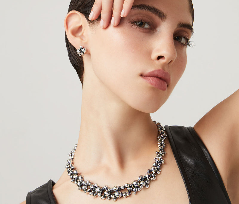 Collana Donna Giovanni Raspini Argento 925 Girocollo Bubbles Pallini 11572