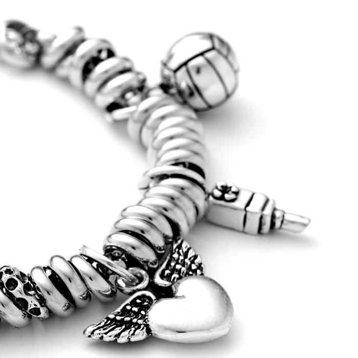 Charm Donna Giovanni Raspini Argento 925 Cuore Alato Realizzato A Mano 06577