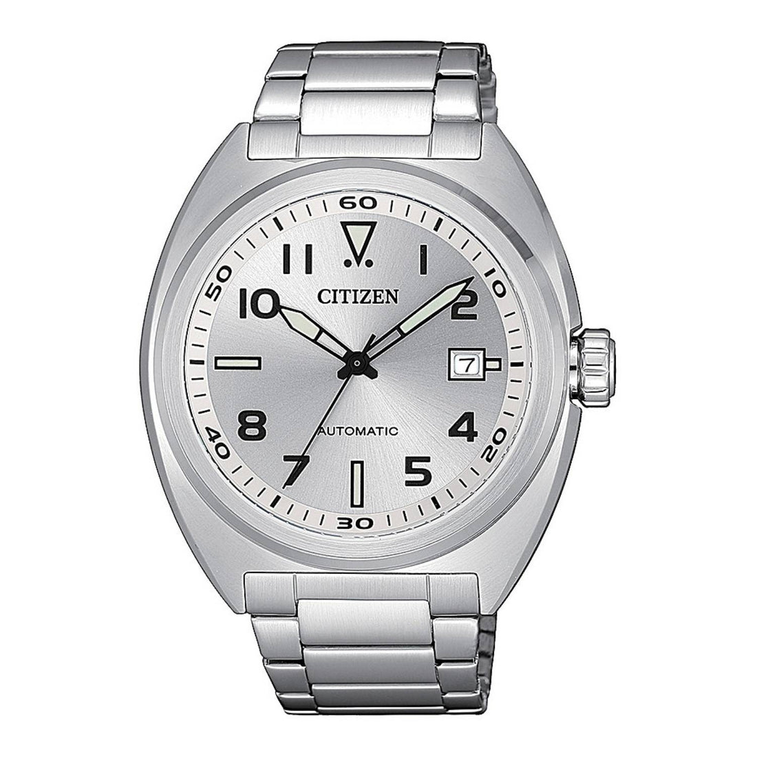 Orologio Uomo Acciaio Citizen Solo Tempo Data Collection Automatico NJ0100-89A