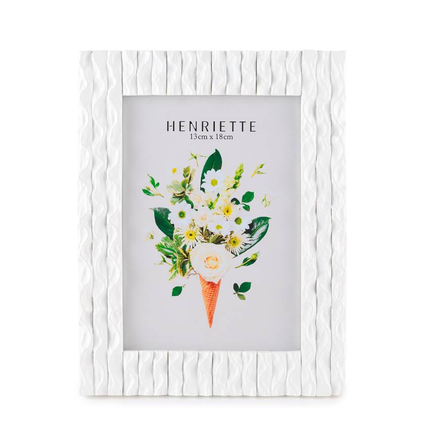 Cornice Henriette Ondine Ostuni Bianco 13x18 cm D18980