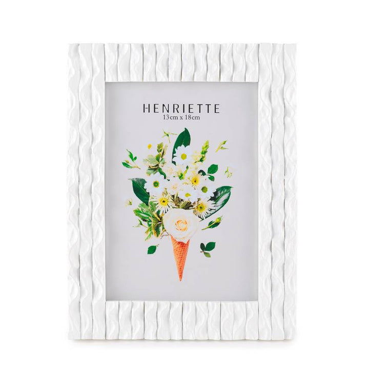 Cornice Henriette Ondine Ostuni Bianco 13x18 cm D18980
