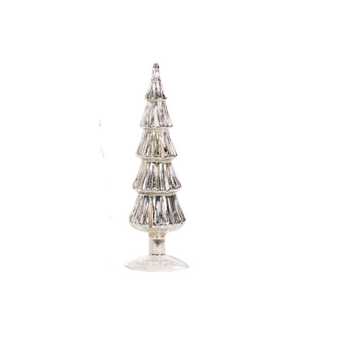 Goodwill Albero Natale Vetro Argento Lucido P 29281/3