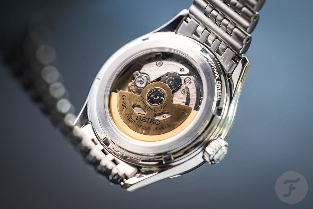 Orologio Uomo Seiko Presage Automatico Open Heart Nero Seta Acciaio SPB471J1