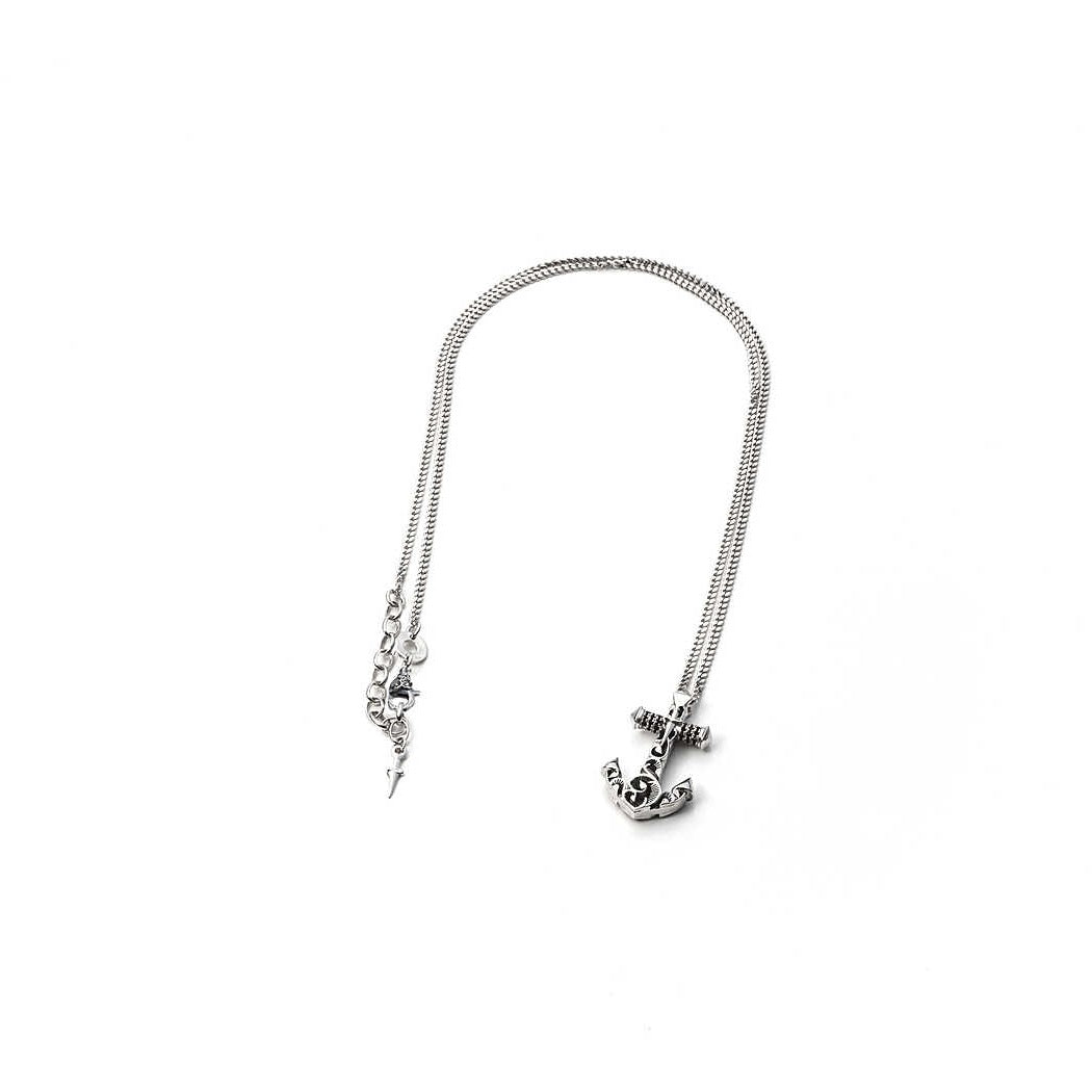 Collana Uomo Cesare Paciotti Argento Ancora JPCL1635B