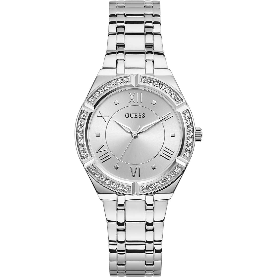 Orologio Donna Guess Quarzo Solo Tempo Acciaio Zirconi GW0033L1