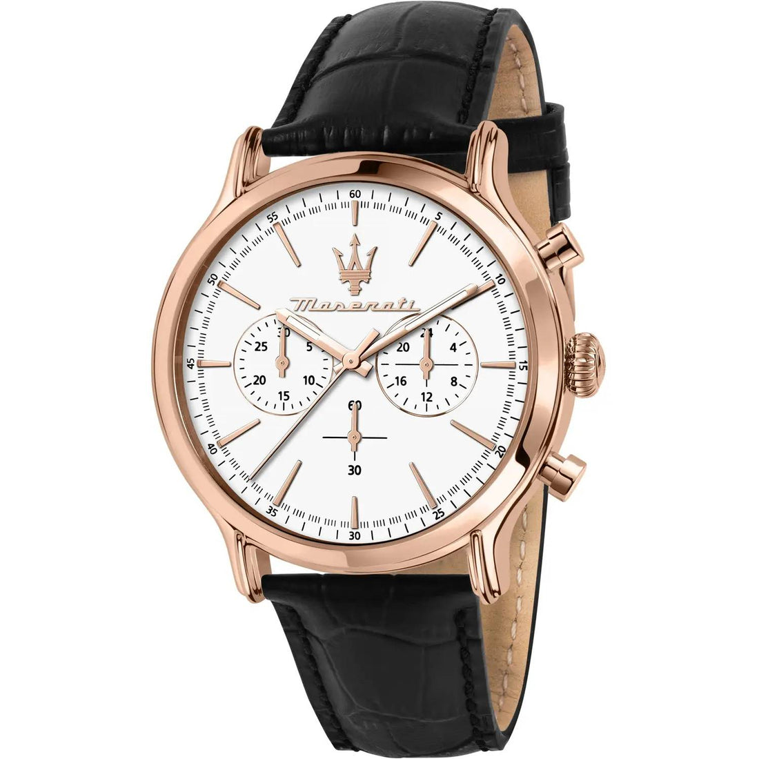 Orologio Uomo Maserati Quarzo Cronografo Rosè Acciaio Bianco R8871618016