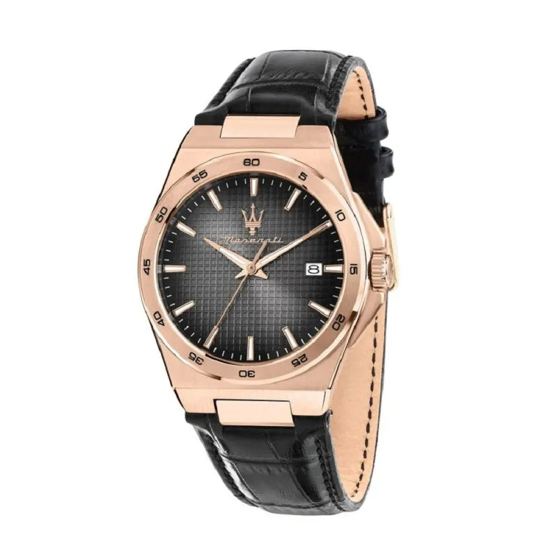Orologio Uomo Acciaio Maserati Potenza Solo Tempo Data Rosè R8851153001