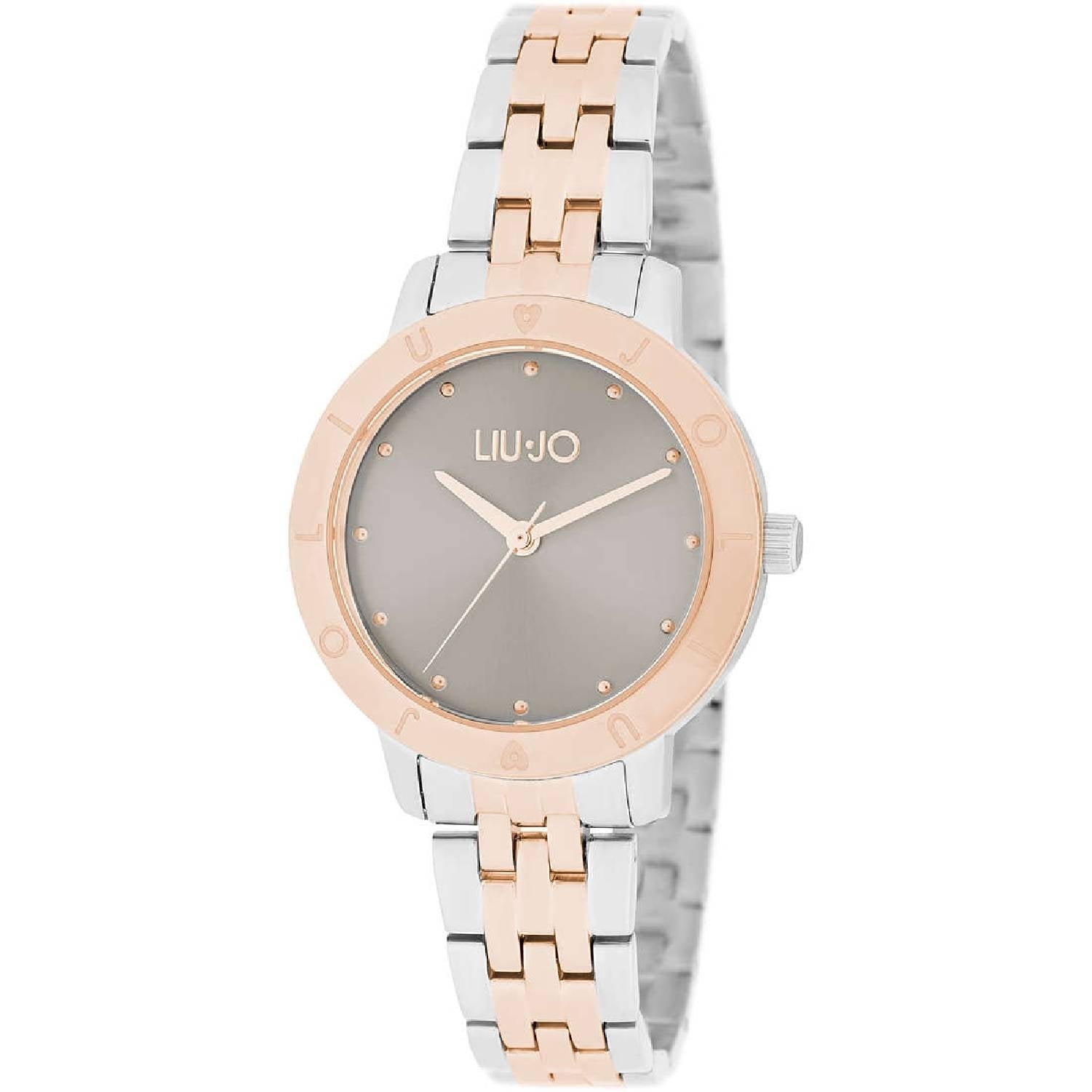 Orologio Donna Acciaio Liu Jo Greta Quarzo Solo Tempo Bicolore Rosè TLJ1815