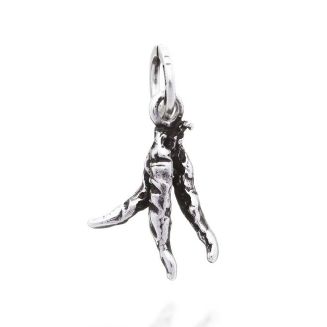 Charm Unisex Giovanni Raspini Argento 925 Peperoncino Piccante Fatto A Mano 08877