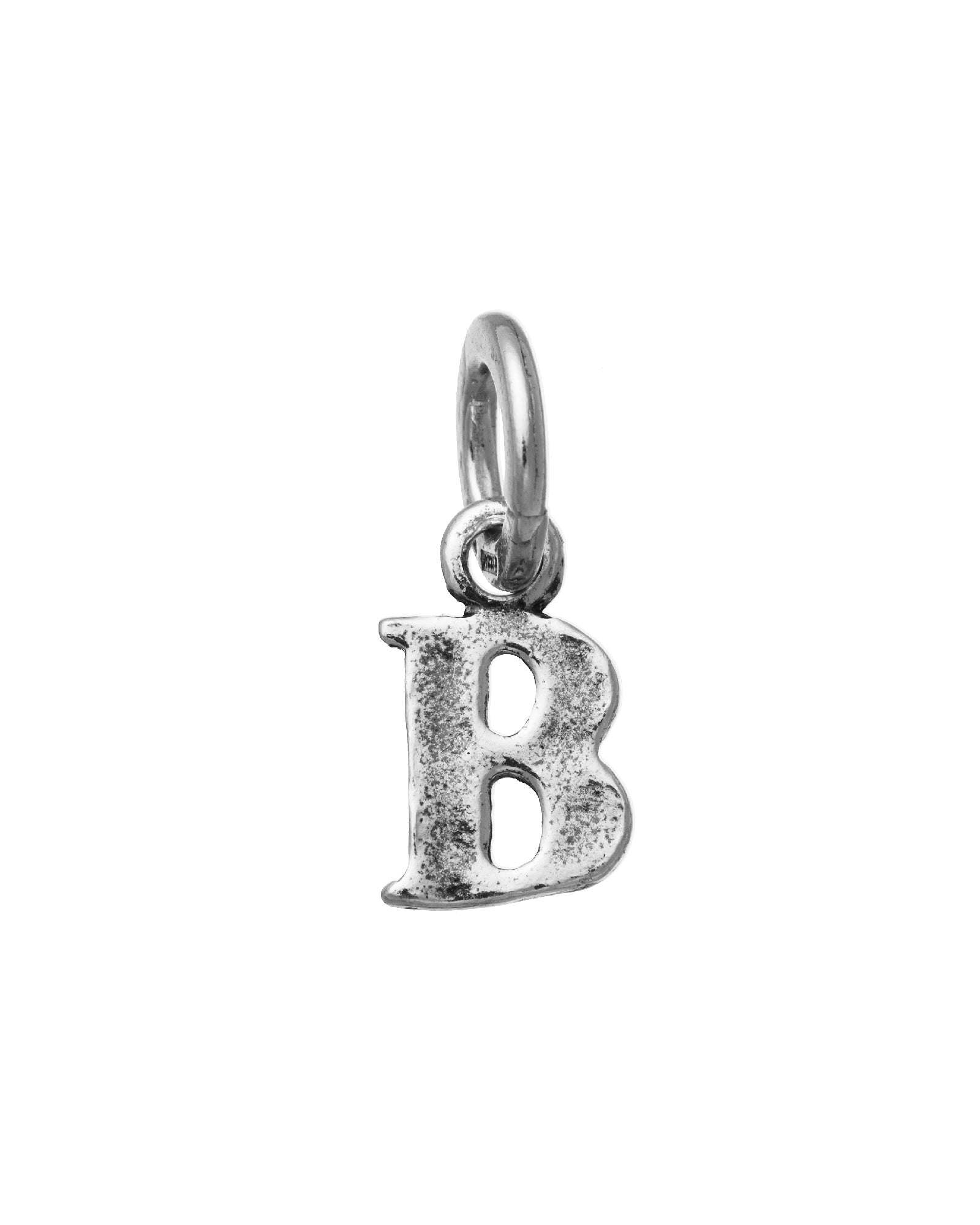 Charm Unisex Giovanni Raspini Argento 925 Mini Lettera B Realizzata A Mano 10877