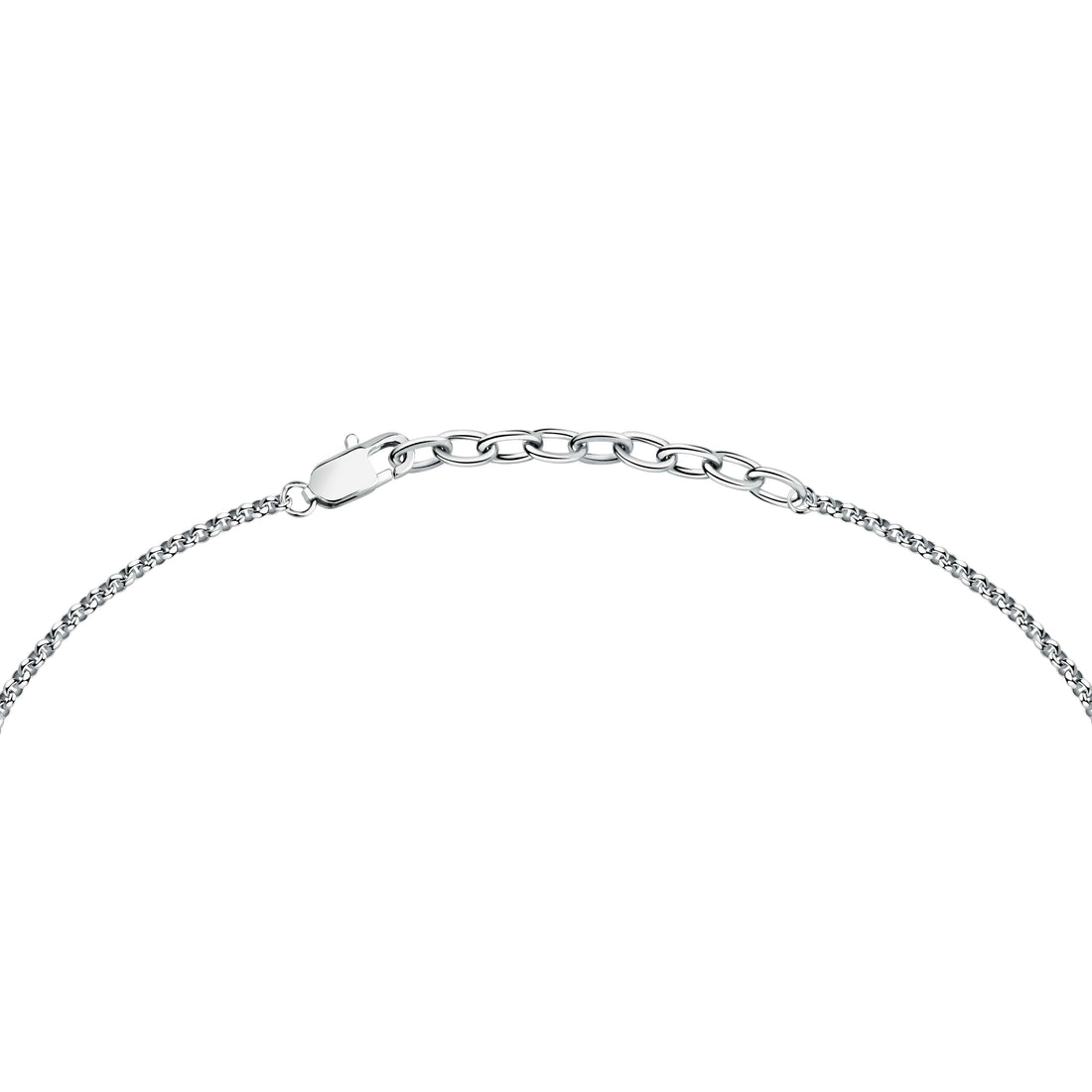 Collana Uomo Maserati Acciaio Punto Luce Zircone Nero JM334AXO05