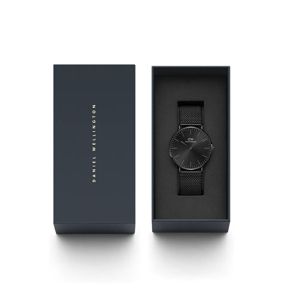 Orologio Uomo Daniel Wellington Quarzo Acciaio Nero PVD Classic 40 mm DW00100632