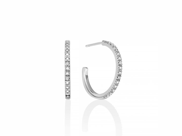 Orecchini Donna Miluna Argento 925 con  diamanti ERD2645