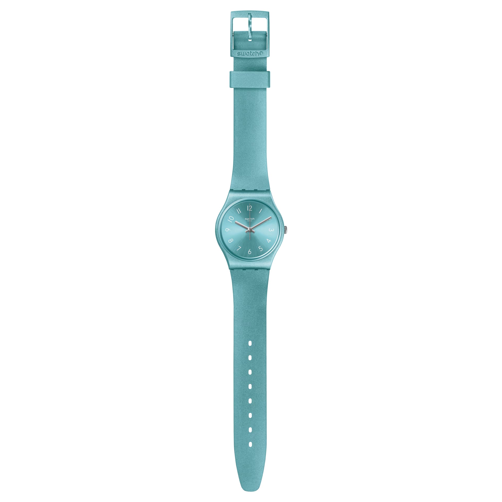 Orologio Unisex Bambino Swatch So Blue Verde Acqua Turchese GS160