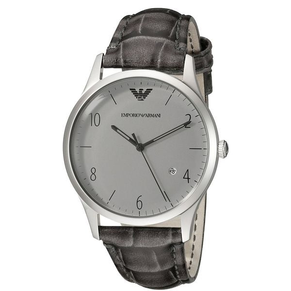 Orologio Uomo Emporio Armani Classic Cinturino Pelle Fondo Chiaro AR1880