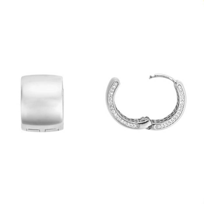 Orecchino Donna 4US Cesare Paciotti Ottone Bianco Zirconi 4UOR8571W