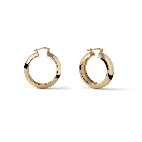 Orecchini Donna Unoaerre 1AR Bronzo Dorato Liscio Cerchi Lisci 572388