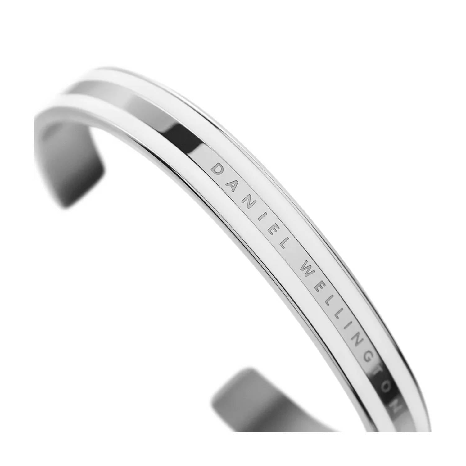 Bracciale Donna Daniel Wellington Acciaio Misura S Smalto Bianco DW00400008