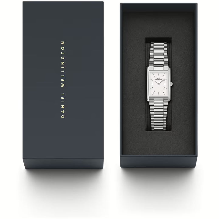 Orologio Donna Daniel Wellington Acciaio Bianco Quadro 32 x 22 mm DW00100700